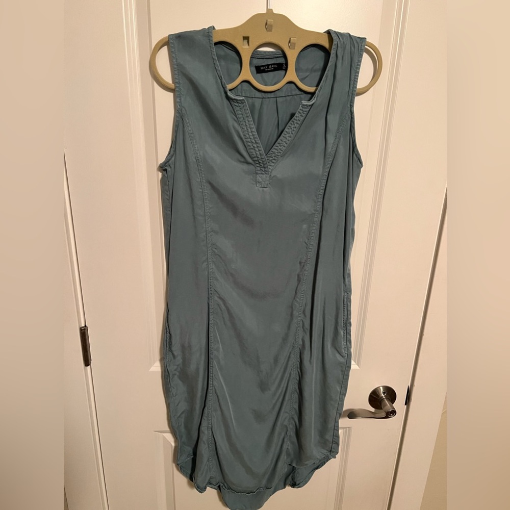 Fun denim pockets dress